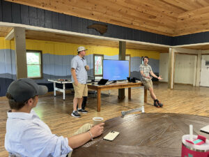 Staff at BlueRock teaching students who learn valuable DBT skills.