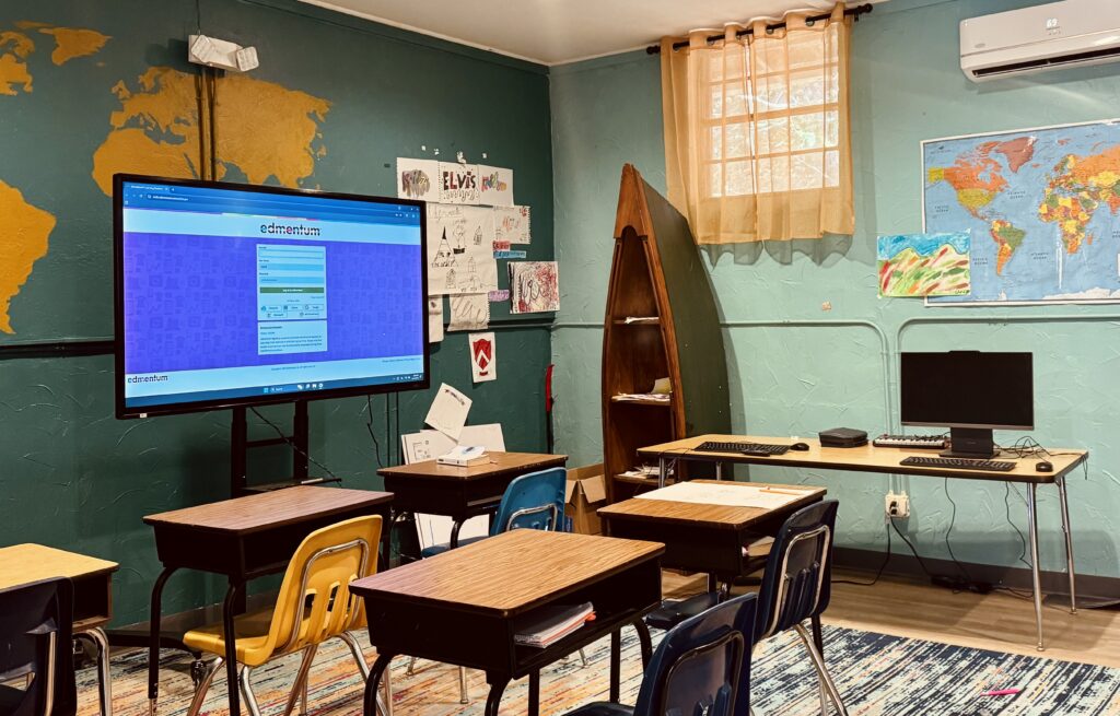 Classroom Smartboard at BlueRock
